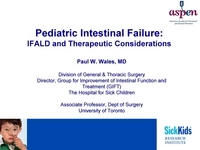 Thumbnail for Pediatric Intestinal Failure- Canadian Nutrition Society