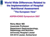 Thumbnail for Nutritional Assessment Worldwide: Barriers and Benefits