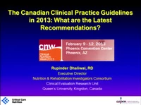 Thumbnail for Outcomes Based Nutrition Research in the ICU: Generating Knowledge, Synthesizing Evidence & Quality Measures