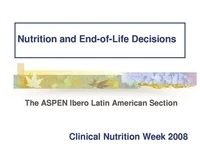 Thumbnail for Nutrition and End-of-life Decisions