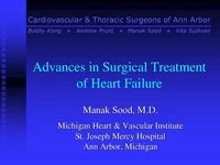 Thumbnail for Surgical and Nutritional Considerations in Heart Failure