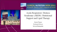 Thumbnail for Acute Respiratory Distress Syndrome (ARDS): Nutritional Support and Lipid Therapy