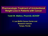 Thumbnail for Pharmacologic, Micronutrient and CAM Interventions for Cancer Patients