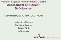 Thumbnail for Nutrition Support Fundamentals Course