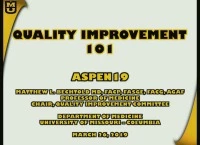 Thumbnail for Quality Improvement: Tools for Advancing Practice