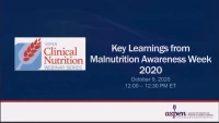 Thumbnail for Key Learnings from Malnutrition Awareness Week 2020