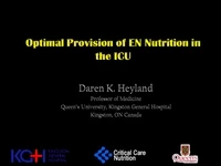 Thumbnail for Optimal Provision of Enteral Nutrition in the ICU: Is the Evidence an Achievable Goal?