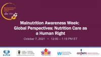 Thumbnail for Global Perspectives: Nutrition Care as a Human Right