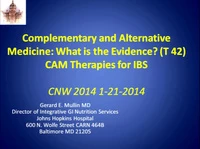 Thumbnail for Complementary and Alternative Medicine: What is the Evidence?