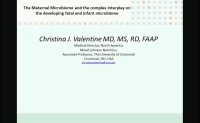 Thumbnail for Perinatal Nutrition - From Nutrients to the Microbiome: Are We What We Eat or What Our Mother Eats?