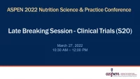 Thumbnail for Late Breaking Session - Clinical Trials (S20)