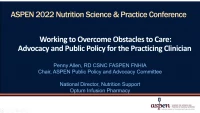 Thumbnail for Perspectives on Nutrition Advocacy and Public Policy (M32)