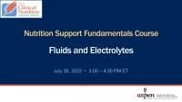 Thumbnail for Fluids and Electrolytes
