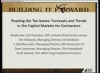 Thumbnail for Reading the Tea Leaves: Forecast & Trends in the Capital Markets for Contractors