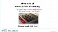 Thumbnail for Basics of Construction Accounting - Day 3