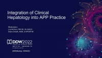 Thumbnail for Integration of Clinical Hepatology into APP Practice