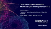 Thumbnail for 2022 AGA Guideline Highlights: Pharmacological Management of IBS, Pharmacological Management of Weight Loss Interventions in the Management of Obesity, and Systemic Therapy for Hepatocellular Carcinoma (HCC)