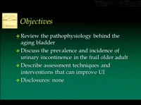 Thumbnail for Managing Lower Urinary Tract Symptoms in the Frail Elder Patient: An Update