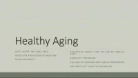 Thumbnail for Healthy Aging