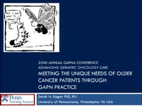 Thumbnail for Advancing Geriatric Oncology Care
