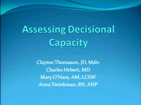 Thumbnail for Assessing Decisional Capacity