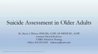 Thumbnail for Preventing Suicide in Older Adults