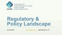 Thumbnail for Nursing Home Regulatory Update