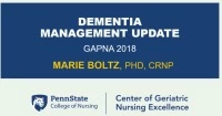 Thumbnail for Dementia Management Update