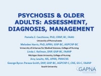 Thumbnail for Psychosis and Older Adults: Assessment, Diagnosis, and Management