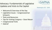 Thumbnail for Advocacy: Fundamentals of Legislative Updates and Visits to the Capitol