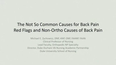 Thumbnail for The Not-So-Common Causes for Back Pain: Red Flags and Non-Ortho Causes of Back