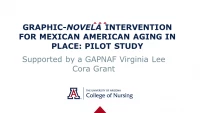 Thumbnail for Graphic-Novela Intervention for Mexican-American Aging in Place: Pilot Study