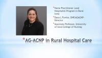 Thumbnail for Nurse Practitioner Role in Critical Access Hospital and Hospitalists Services