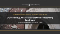 Thumbnail for Deprescribing: An Essential Part of the Prescribing Continuum