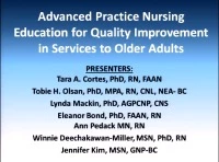 Thumbnail for Advanced Practice Nursing Education for Quality Improvement in Services to Older Adults