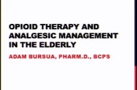 Thumbnail for Opioid Therapy and Analgesic Management in Geriatrics