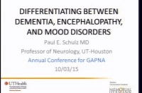 Thumbnail for In-Depth Focus Session - Differentiating Between Dementia, Encephalopathy, and Mood Disorders