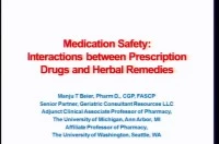 Thumbnail for Herbal Medications and Drug Interactions