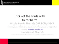 Thumbnail for Tricks of the Trade in Geropharm