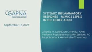 Thumbnail for Non-Infectious Systemic Inflammatory Response in the Elderly