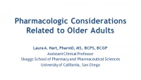 Thumbnail for Pharmacologic Considerations Related to Older Adults