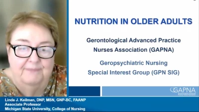 Thumbnail for Nutrition - for the Caregiver
