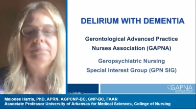 Thumbnail for Delirium - for the Nurse Practitioner