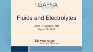 Thumbnail for Fluid & Electrolytes