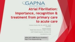 Thumbnail for Primary to Acute Care Atrial Fibrillation