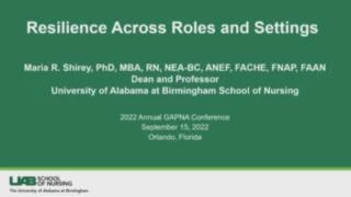 Thumbnail for Resiliency Across Roles and Settings