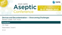 Thumbnail for Devices and Decontamination—Overcoming Challenges 
