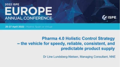 Thumbnail for Pharma 4.0 Holistic Control Strategy - The Vehicle for Speedy, Reliable, Consistent and Predictable Product Supply
