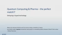 Thumbnail for Quantum Computing in Pharma