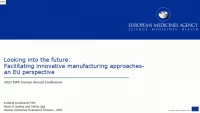 Thumbnail for Looking into the Future: Facilitating the Use of Innovative Manufacturing Approaches from an EU Perspective